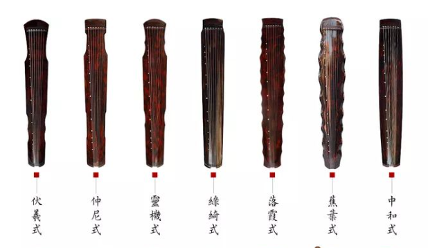 台北市十四种常见古琴样式（图集）